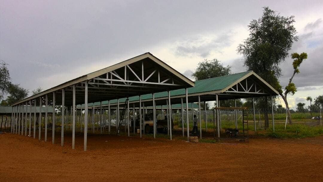 Social area construction in Doro refugee camp 380sqm