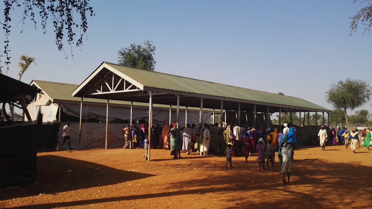 Social area construction in Doro refugee camp 380sqm
