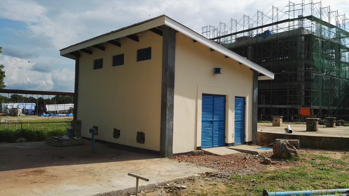 Rehabilitation works at Juba Water Treatment facility