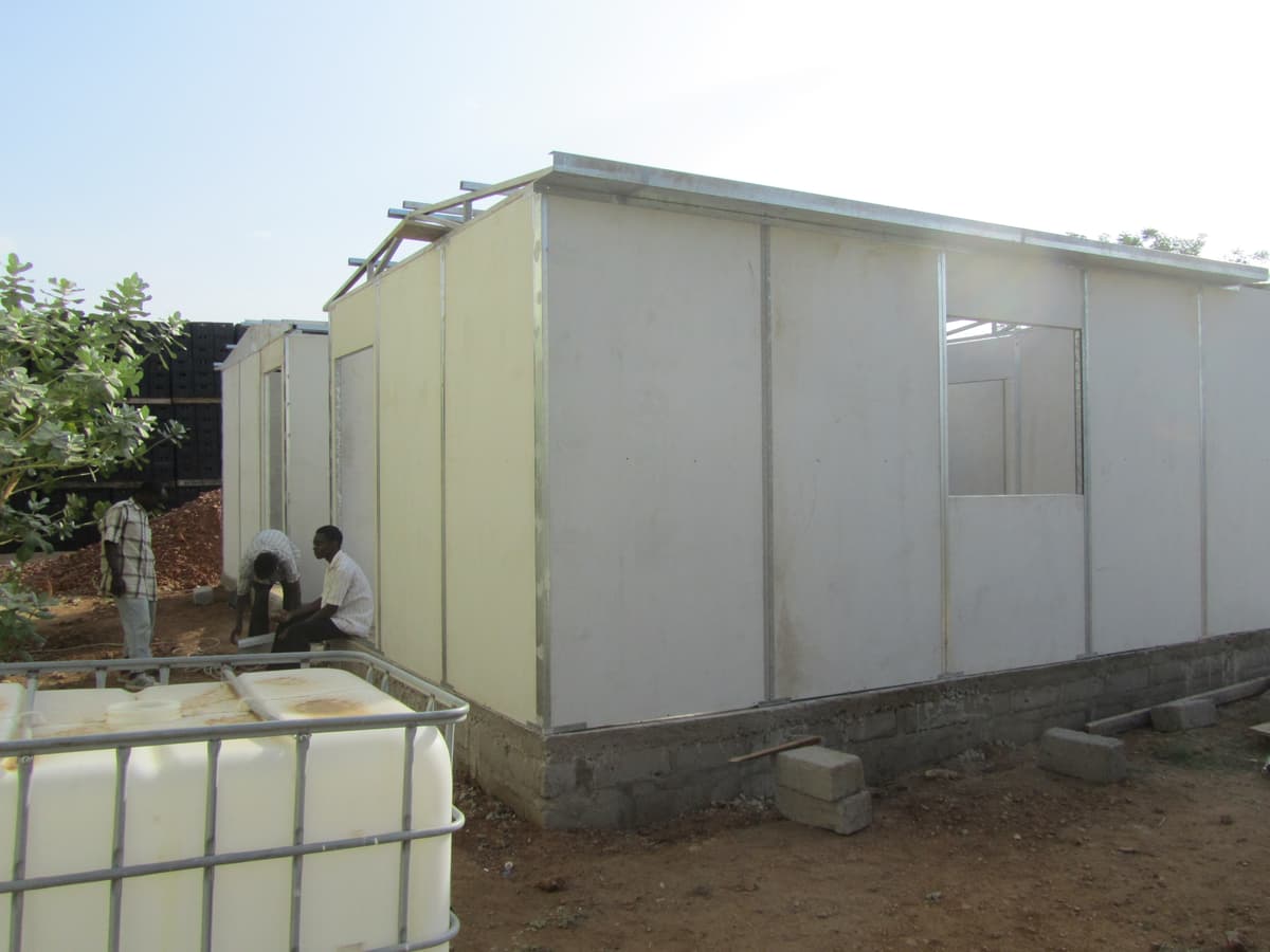 2 room prefab housing Jebel Area-Juba