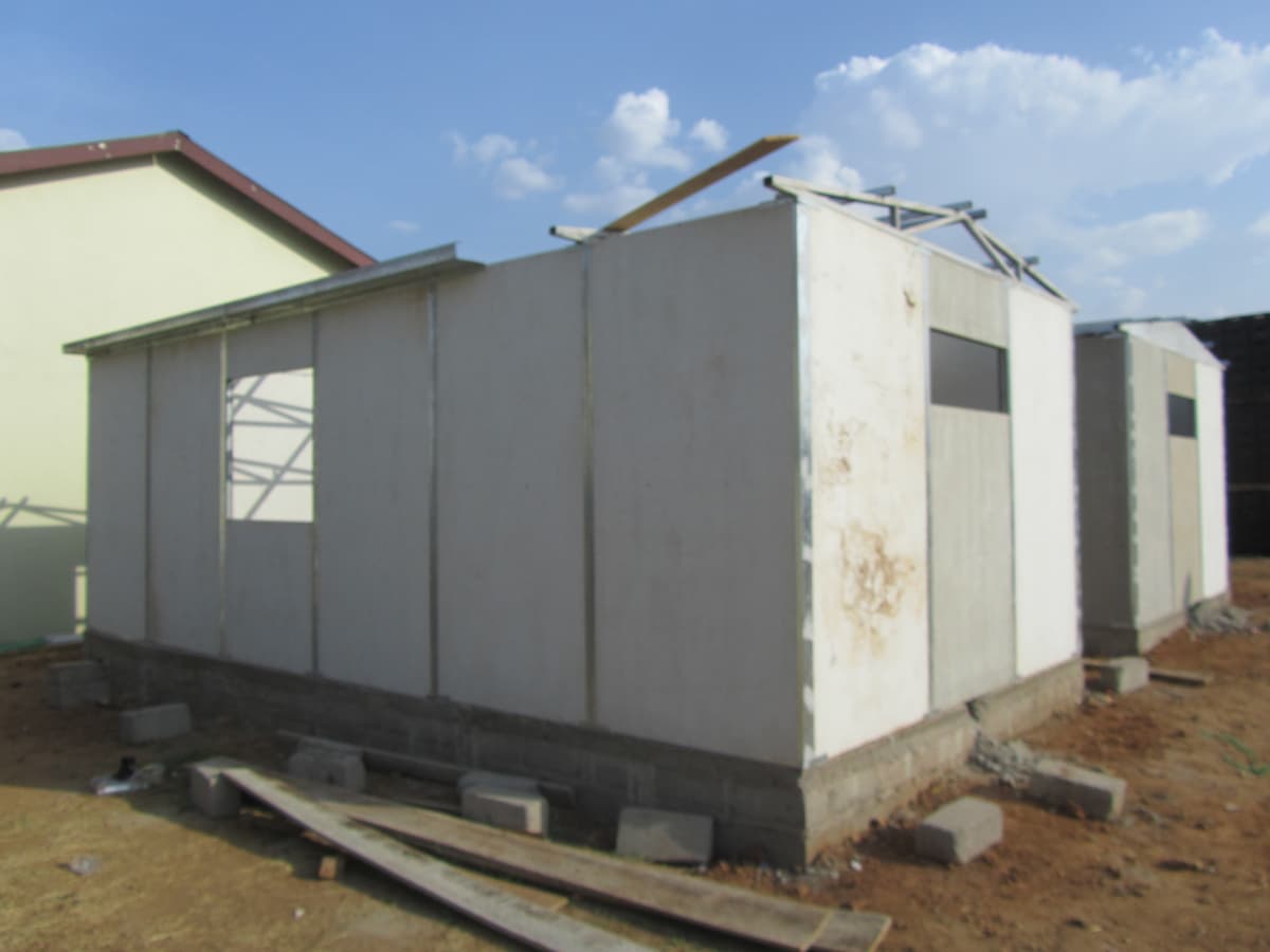 2 room prefab housing Jebel Area-Juba