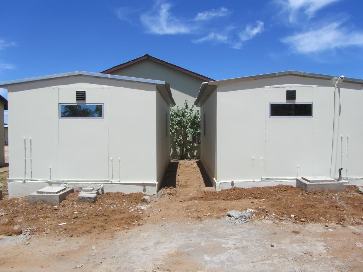 2 room prefab housing Jebel Area-Juba