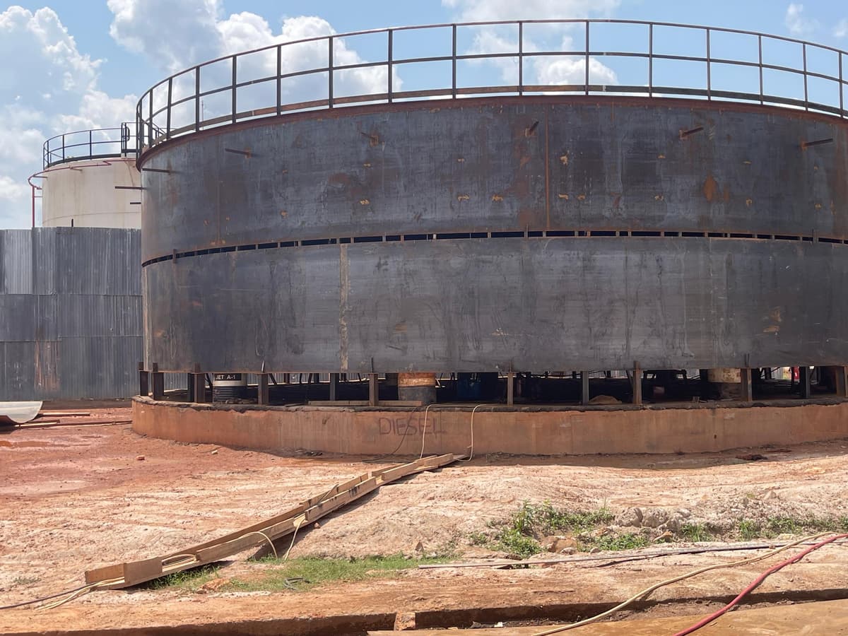 Design, Fabrication and Erection of Vertical Tanks for Jet A-1 plus Diesel and water Tank
