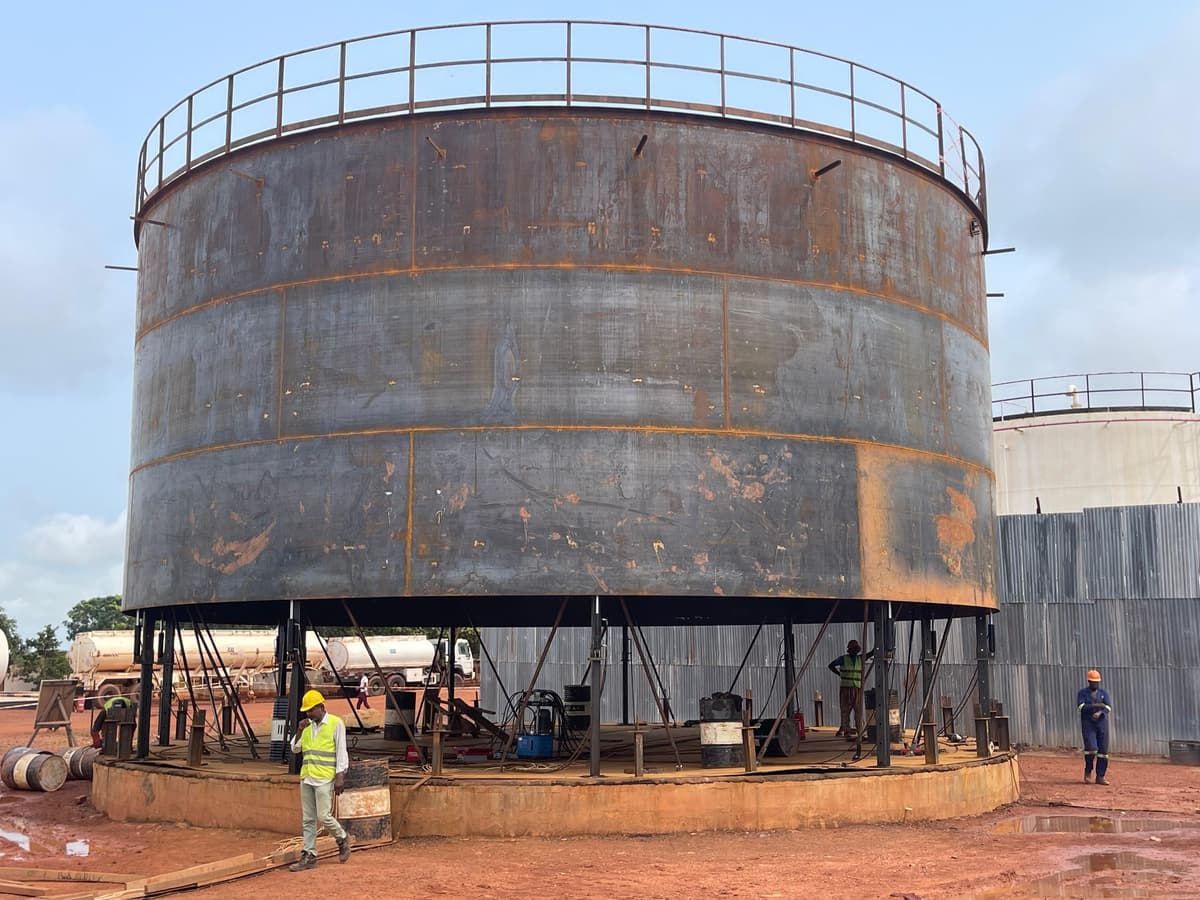 Design, Fabrication and Erection of Vertical Tanks for Jet A-1 plus Diesel and water Tank