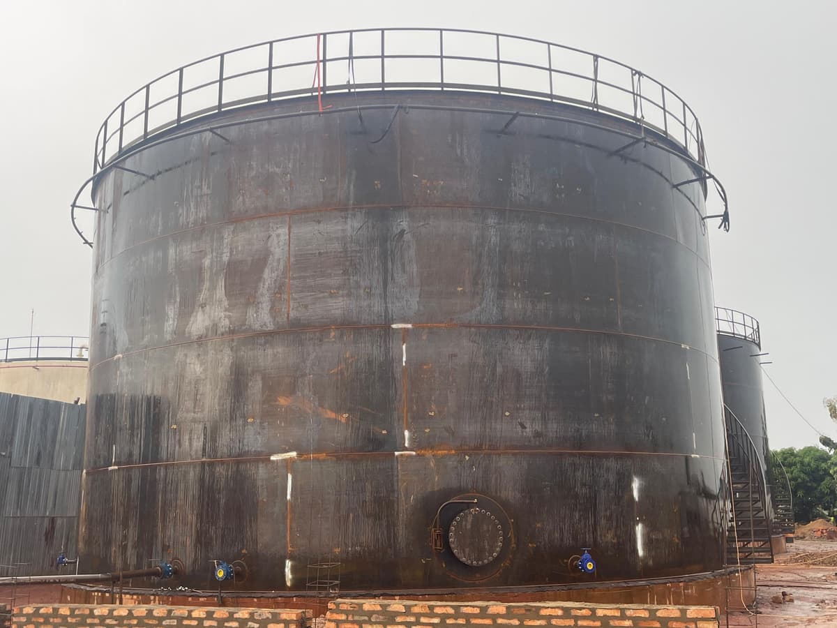 Design, Fabrication and Erection of Vertical Tanks for Jet A-1 plus Diesel and water Tank