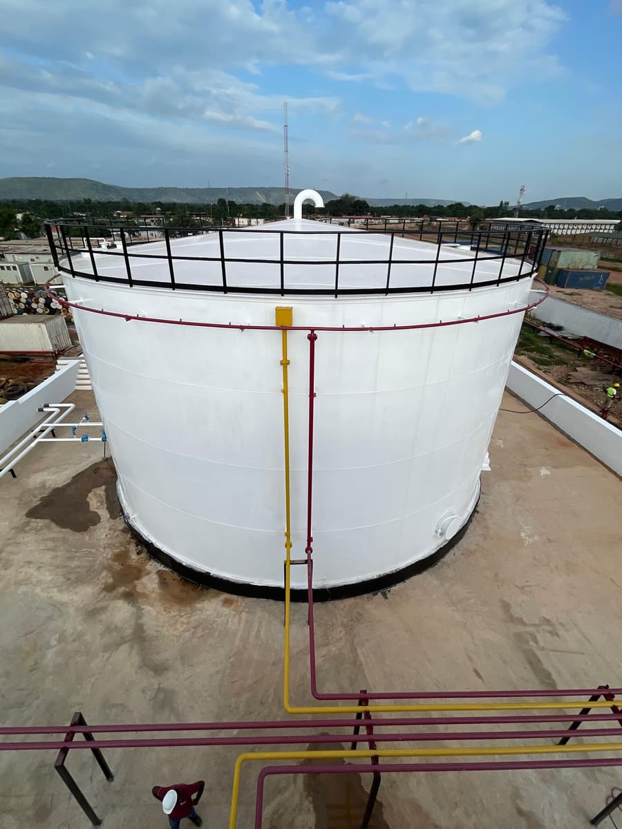 Design, Fabrication and Erection of Vertical Tanks for Jet A-1 plus Diesel and water Tank