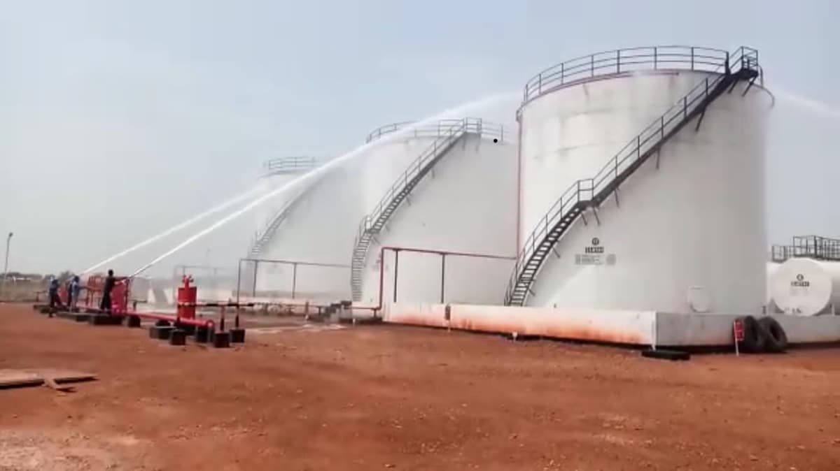 Fuel Depot Firefighting system