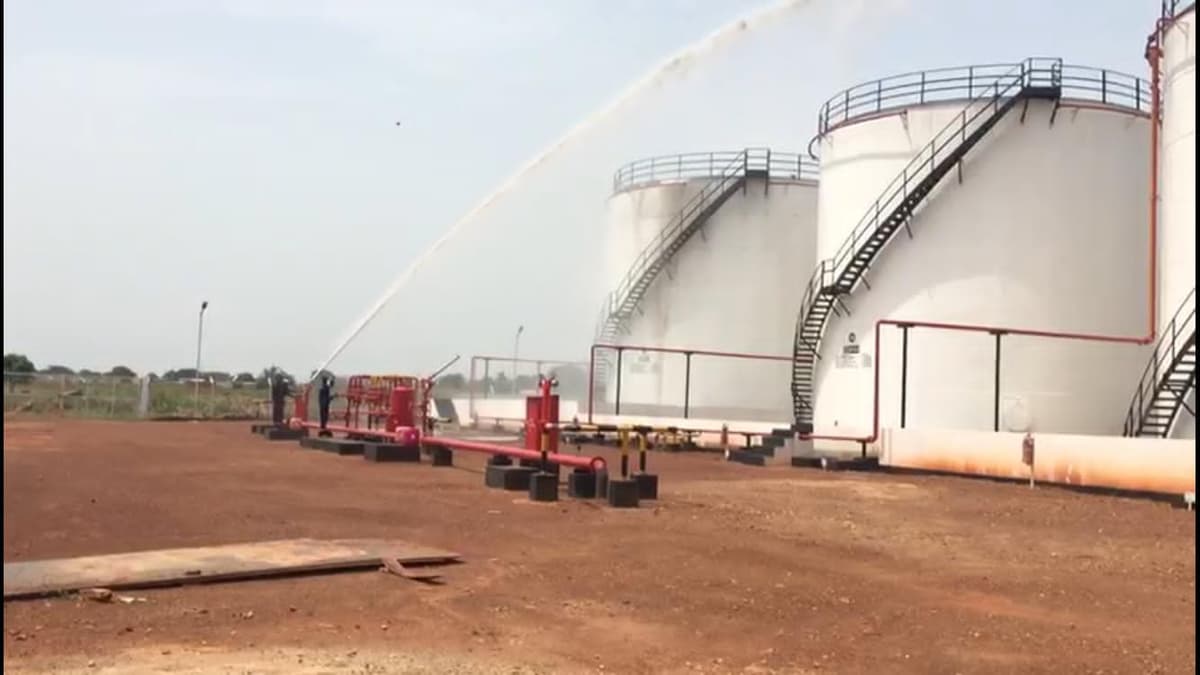 Fuel Depot Firefighting system