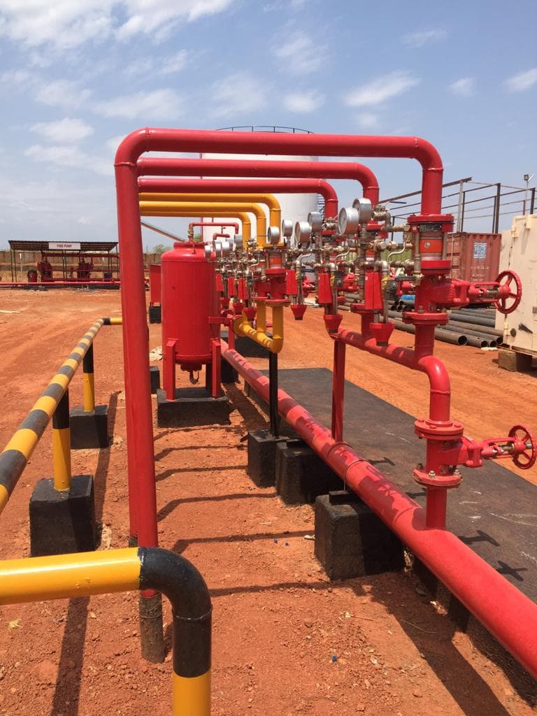 Fuel Depot Firefighting system