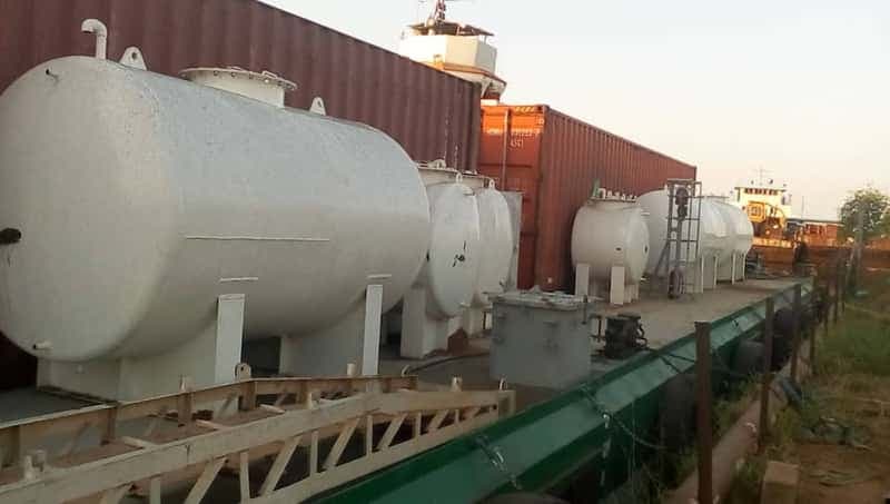 106 Units DG cluster tanks various sizes