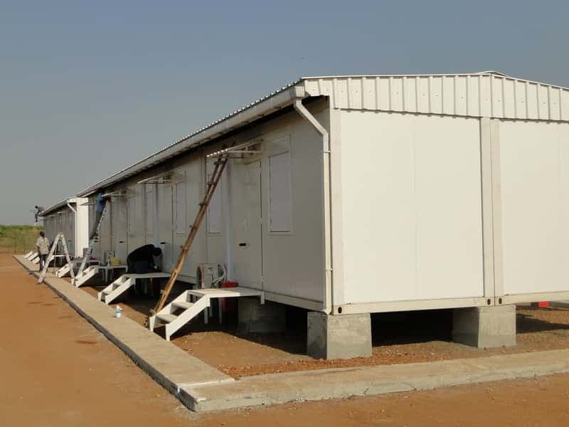 Camp extension 24 unit prefab accommodation UNMISS Camp-Juba