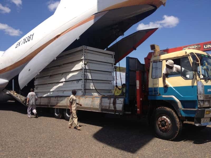 Camp extension 24 unit prefab accommodation UNMISS Camp-Juba