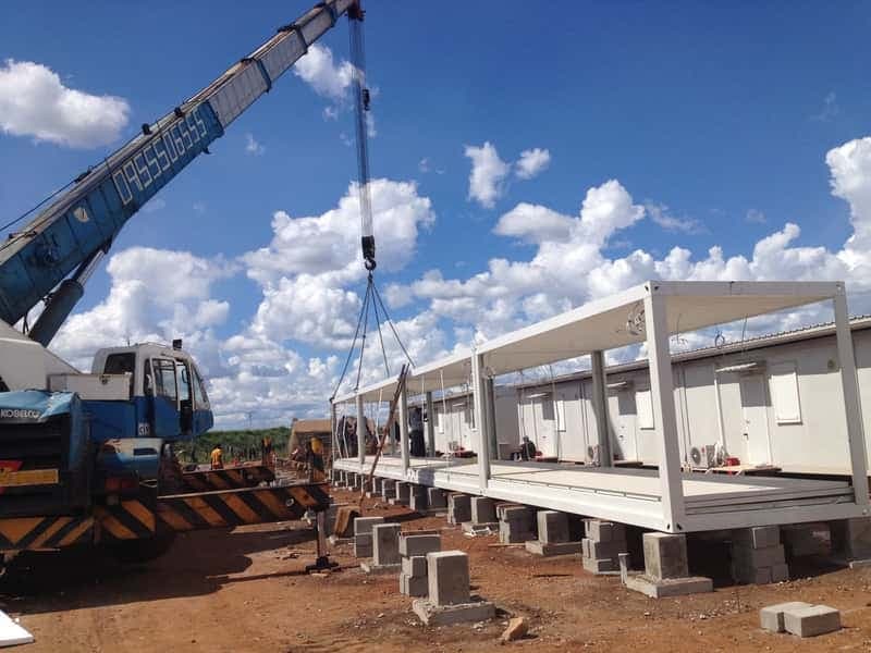 Camp extension 24 unit prefab accommodation UNMISS Camp-Juba